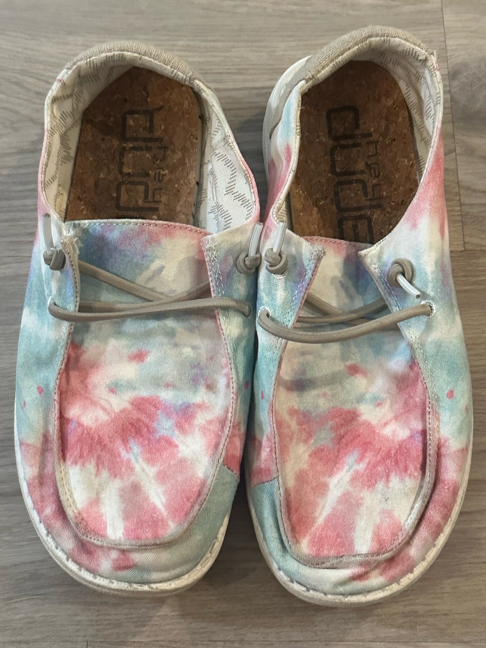 Hey Dude Youth Boho Wendy Mandala Tie Dye Loafers US Y6-L7